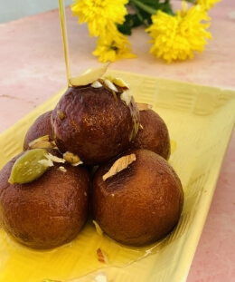 GULAB JAMUN Recipe Renu Dalal   Gulab Jamun 