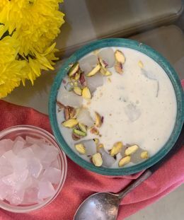 Tadgola Kheer | Ice Apple Payasam | Summer Cooling Dessert | Refreshing Kheer Recipe | Unique Indian Fruit Sweet | Renu Dalal — recipe by Renu Dalal