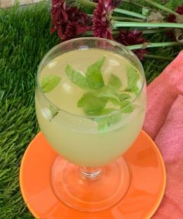 Aam Panna | Raw Mango Summer Drink | Indian Cooling Beverage | Digestive Green Drink | Tangy Aam Panna Recipe | Homemade Raw Mango Cooler | Easy Hydrating Summer Drink — recipe by Renu Dalal