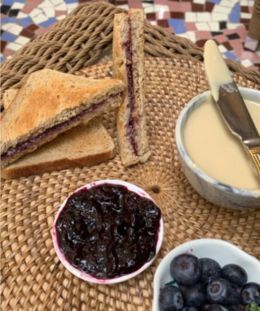 Peanut Butter & Jam Sandwich | PB&J Sandwich | Classic Peanut Butter Jam Toast | Quick Kids Snack — recipe by Renu Dalal