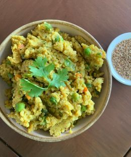 Kudo Millet Upma | Kodo Millet Breakfast | Healthy Millet Upma | Low GI Upma — recipe by Renu Dalal