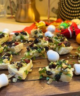 Brie Cheese Christmas Tree | Holiday Appetizer | Puff Pastry Tree with Cheese | Festive Brie Tree — recipe by Renu Dalal