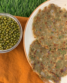 Moong Parathas | Protein-Rich Flatbreads | Stuffed Green Gram Paratha | Healthy Indian Breakfast | Soft Moong Dal Paratha | Renu Dalal — recipe by Renu Dalal