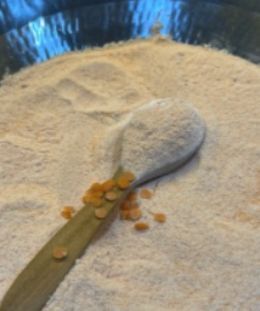 Homemade Masoor Dal Flour | How to Make Masoor Dal Flour | Red Lentil Flour at Home | DIY Lentil Flour — recipe by Renu Dalal