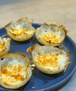Mini Cheese Appams | Cheese Appam Recipe | Podi Cheese Appams | South Indian Fusion Snack — recipe by Renu Dalal