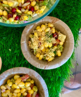 Corn Bhel | Healthy Indian Snack | Tangy & Spicy Corn Salad | Quick & Easy Chaat Recipe | Delicious Street Food | Renu Dalal — recipe by Renu Dalal