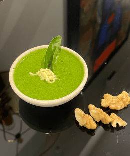 Pesto Sauce | Classic Basil Pesto | Italian Herb Sauce | Homemade Pesto Recipe — recipe by Renu Dalal