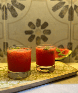 Watermelon Mojito | Fresh Watermelon Mint Drink | Summer Cooler | Refreshing Mocktail — recipe by Renu Dalal