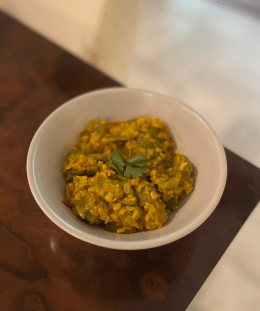 Turiya Moong Dal Sabzi | Ridge Gourd Moong Dal Curry | Healthy Indian Sabzi | Traditional Vegetable Curry — recipe by Renu Dalal